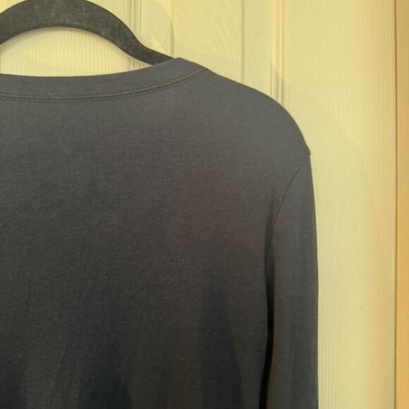 NWOT, Gap The Bowery Long Sleeve Crewneck T-Shirt, Navy Blue, Size M - Picture 11 of 15